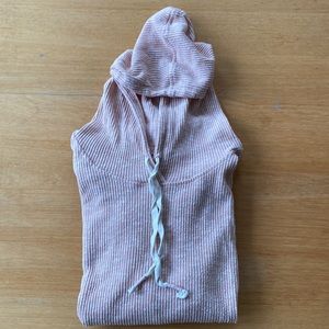 Anthropologie Ribbed Hoodie with Pockets